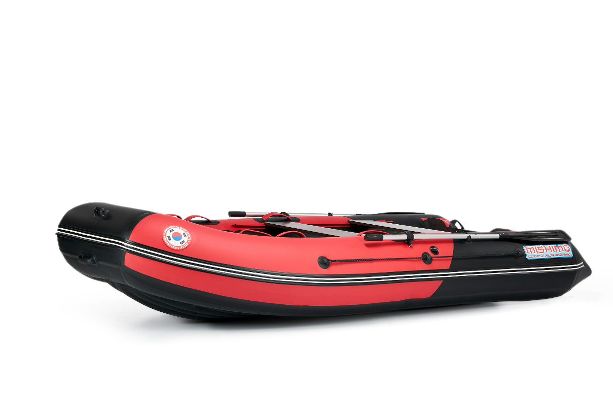 КОМПЛЕКТ ЛОДКА MISHIMO PRO 350 + ЛОДОЧНЫЙ МОТОР MARLIN MP 9.9 (15) AMHS PROLINE в Златоусте