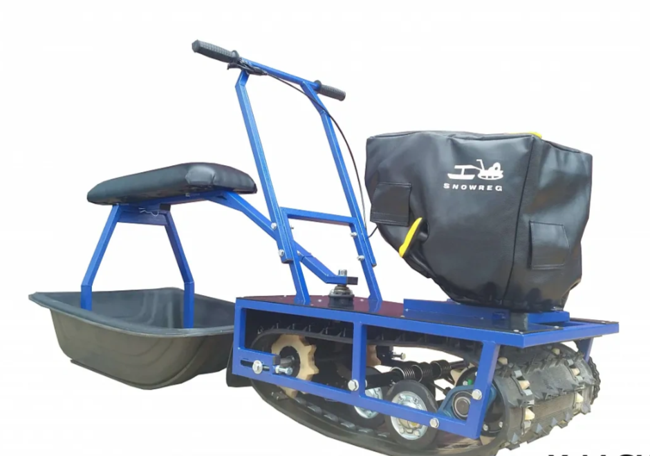 Мини-мотобуксировщик Альбатрос-М с фарой в Златоусте