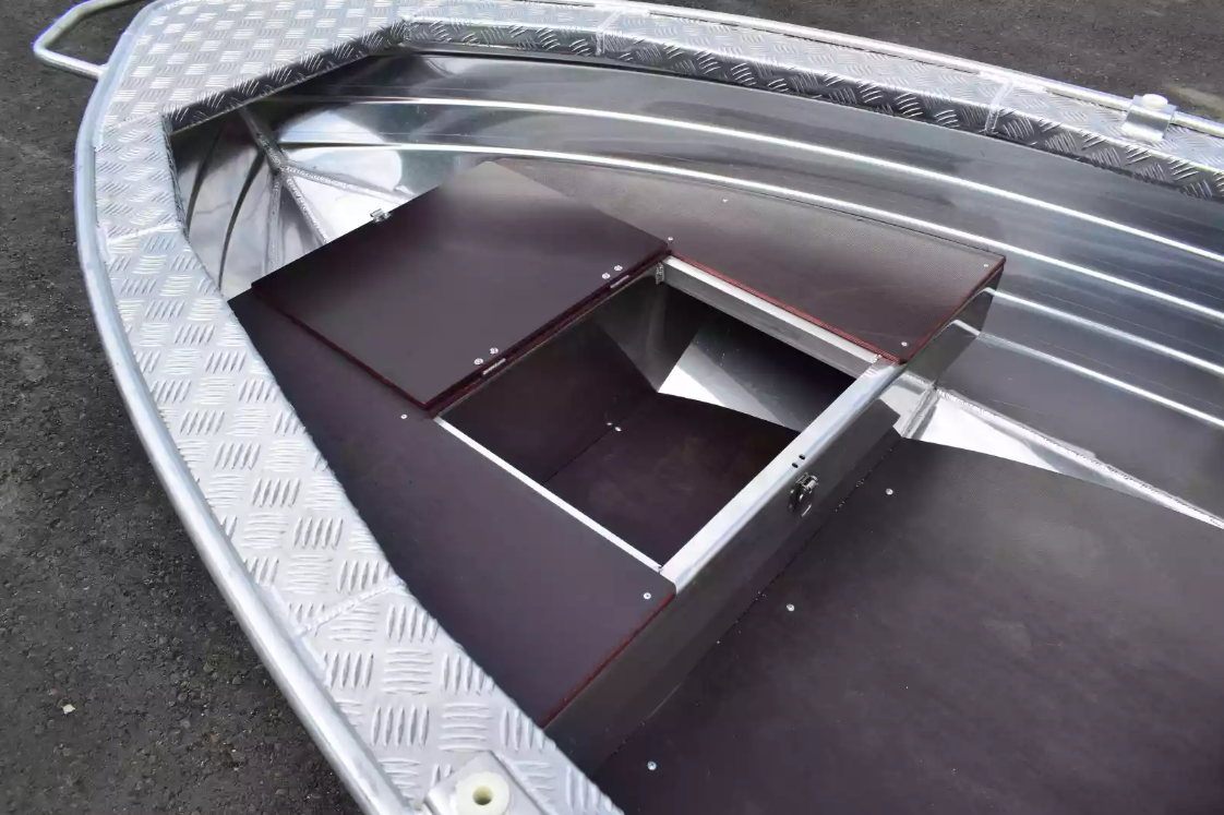 Алюминиевая лодка Wyatboat-390Р Увеличенный борт в Златоусте