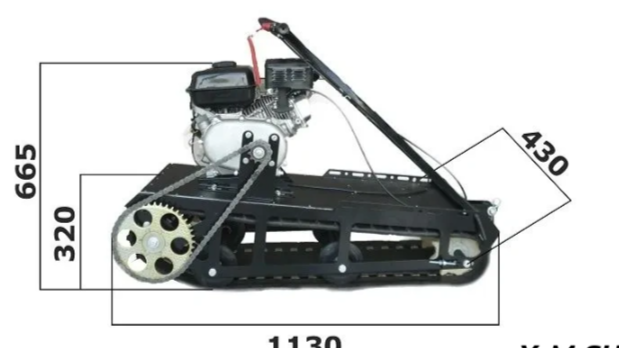 Мотобуксировщик XTREME-MOTORS "Конек-Горбунок" 6.5 л.с. в Златоусте