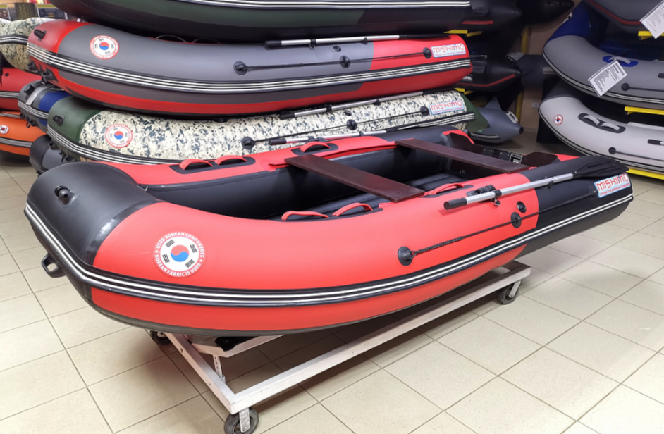 КОМПЛЕКТ Лодка MISHIMO PRO 350 + ЛОДОЧНЫЙ МОТОР MARLIN MP 9.9 (20) AMHS PRO в Златоусте