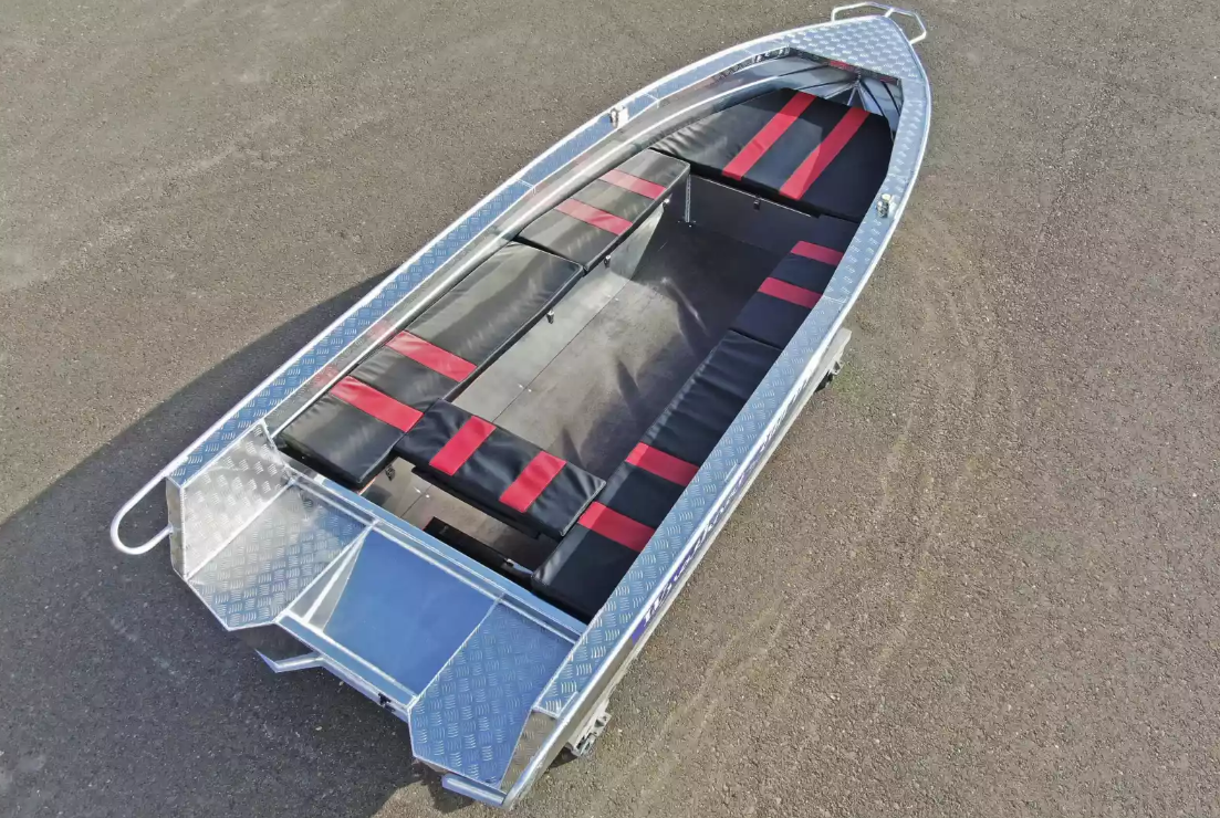 Алюминиевая лодка Wyatboat-390РМ увеличенный борт в Златоусте