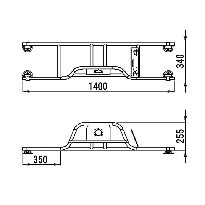 Стойка рулевая с бортовым креплением малая в Златоусте