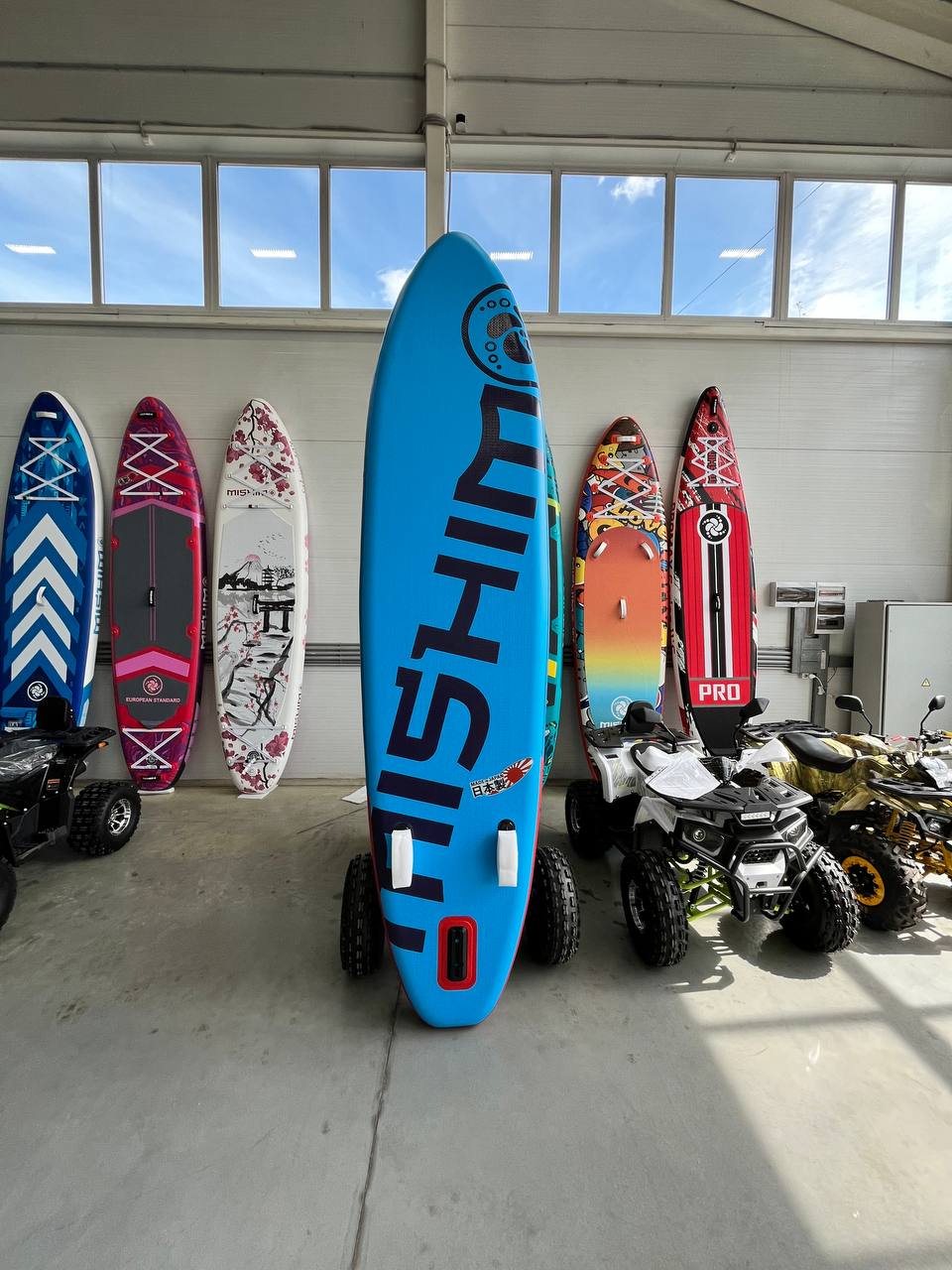 SUP (САП) Доска MISHIMO FLY AIR BLUE 10,8’ (330см) в Златоусте