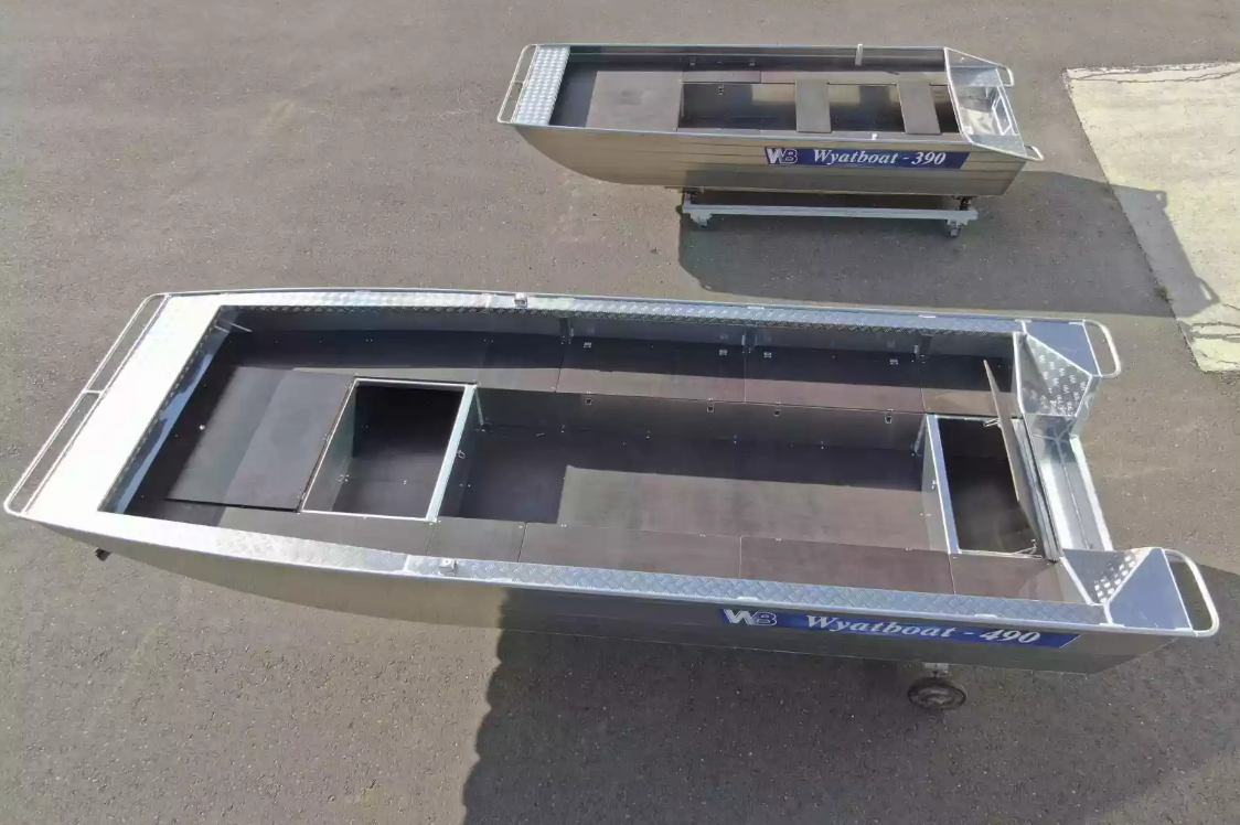 Алюминиевая лодка Wyatboat-490 Jonboat в Златоусте
