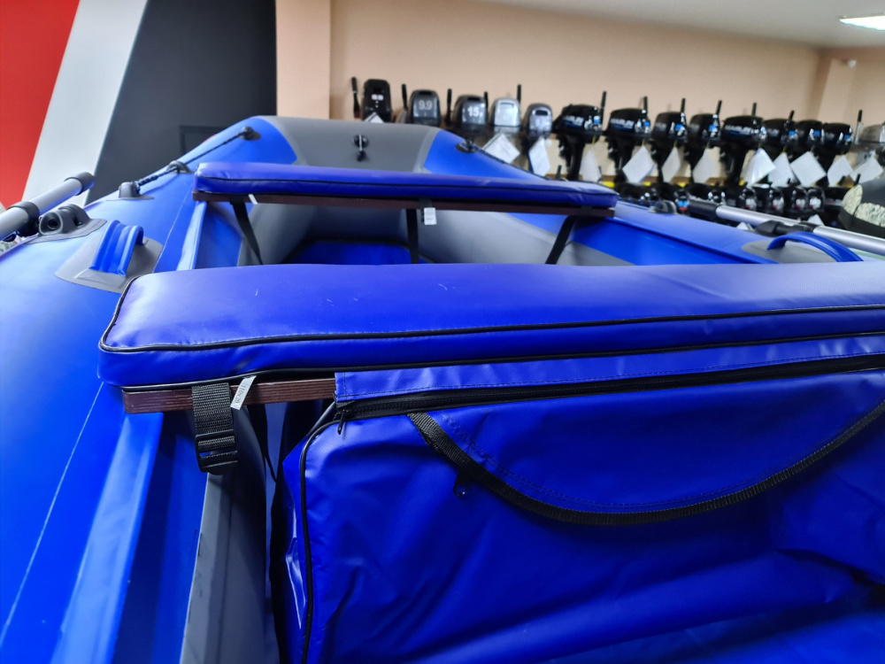 КОМПЛЕКТ МЯГКИХ НАКЛАДОК С СУМКОЙ ДЛЯ ЛОДОК 90Х20 СИНИЙ в Златоусте