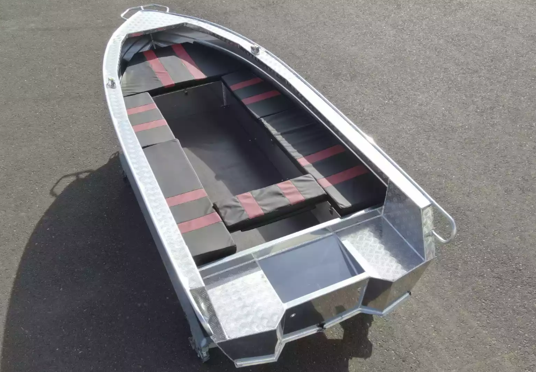 Алюминиевая лодка Wyatboat-390РМ увеличенный борт в Златоусте
