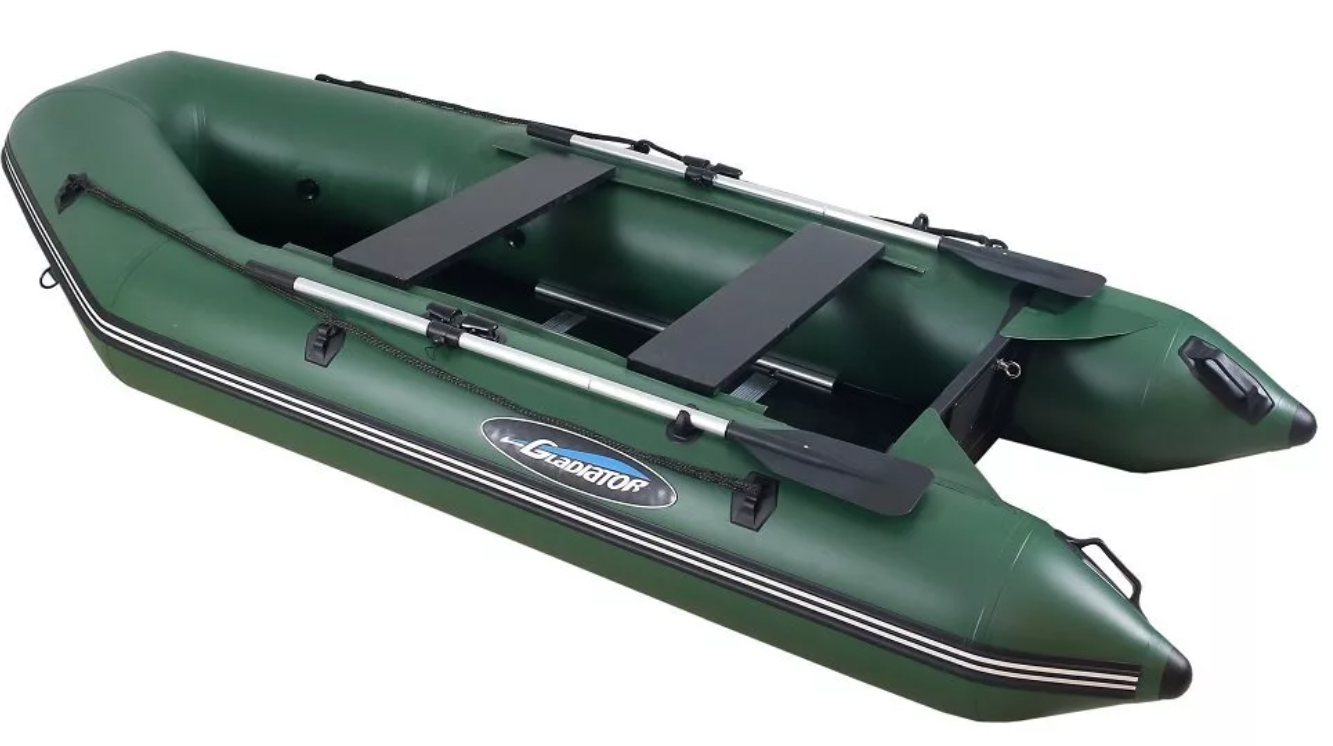 МОТОРНО-ГРЕБНАЯ ЛОДКА ПВХ GLADIATOR A 280 ТК С ФАНЕРНЫМ ДНОМ в Златоусте