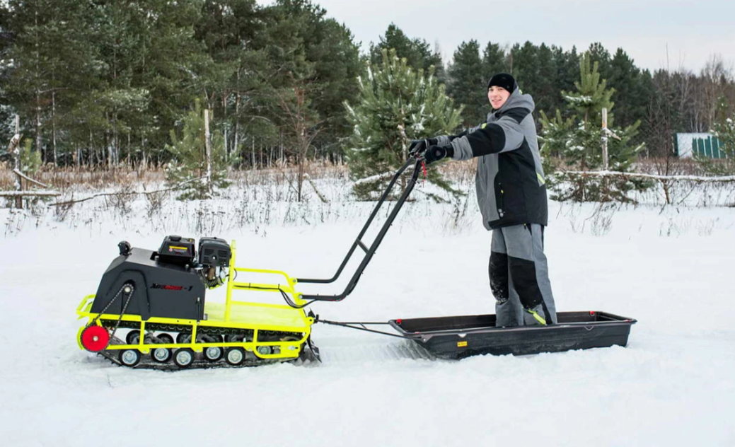 Мотобуксировщик Бурлак ХОЗЯИН-1 (капот ткань) в Златоусте