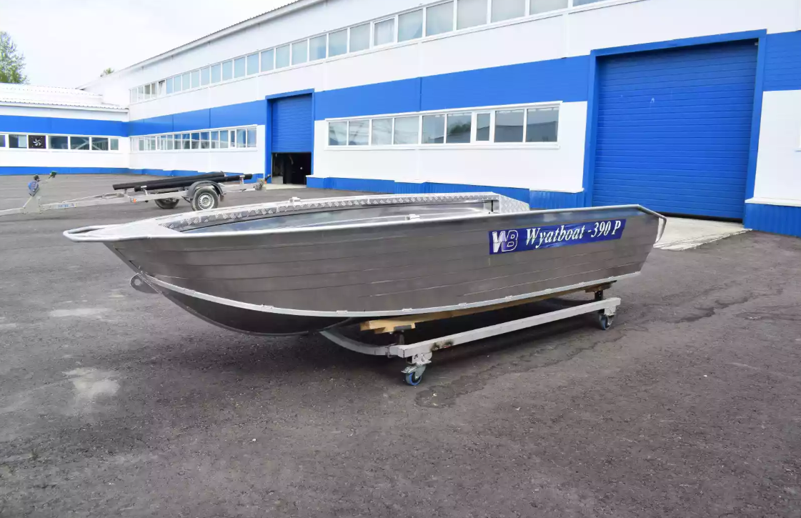 Алюминиевая лодка Wyatboat-390Р Увеличенный борт в Златоусте