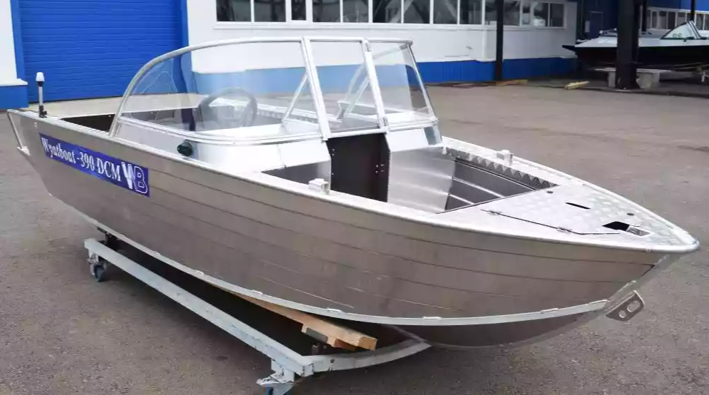 Алюминиевая лодка Wyatboat-390 DCM Увеличенный борт в Златоусте