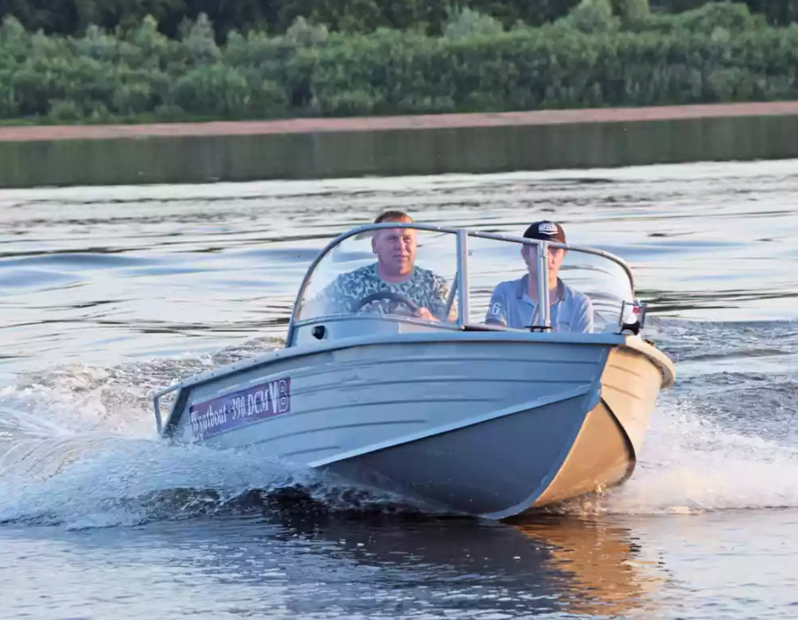 Алюминиевая лодка Wyatboat-390 DCM в Златоусте