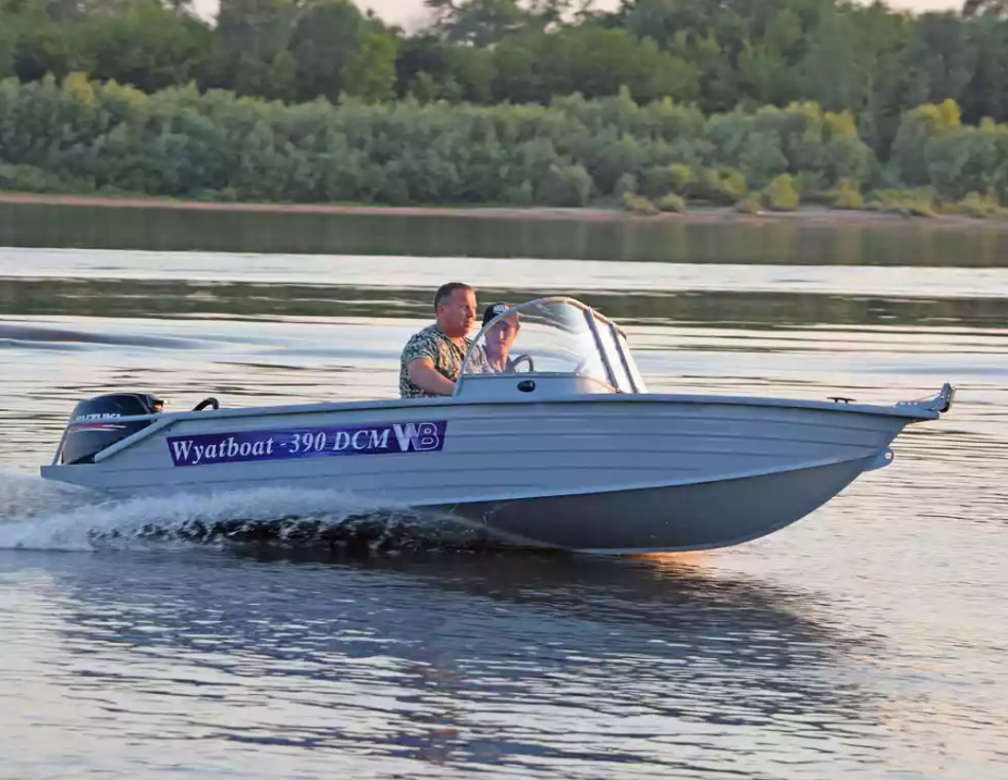 Алюминиевая лодка Wyatboat-390 DCM в Златоусте