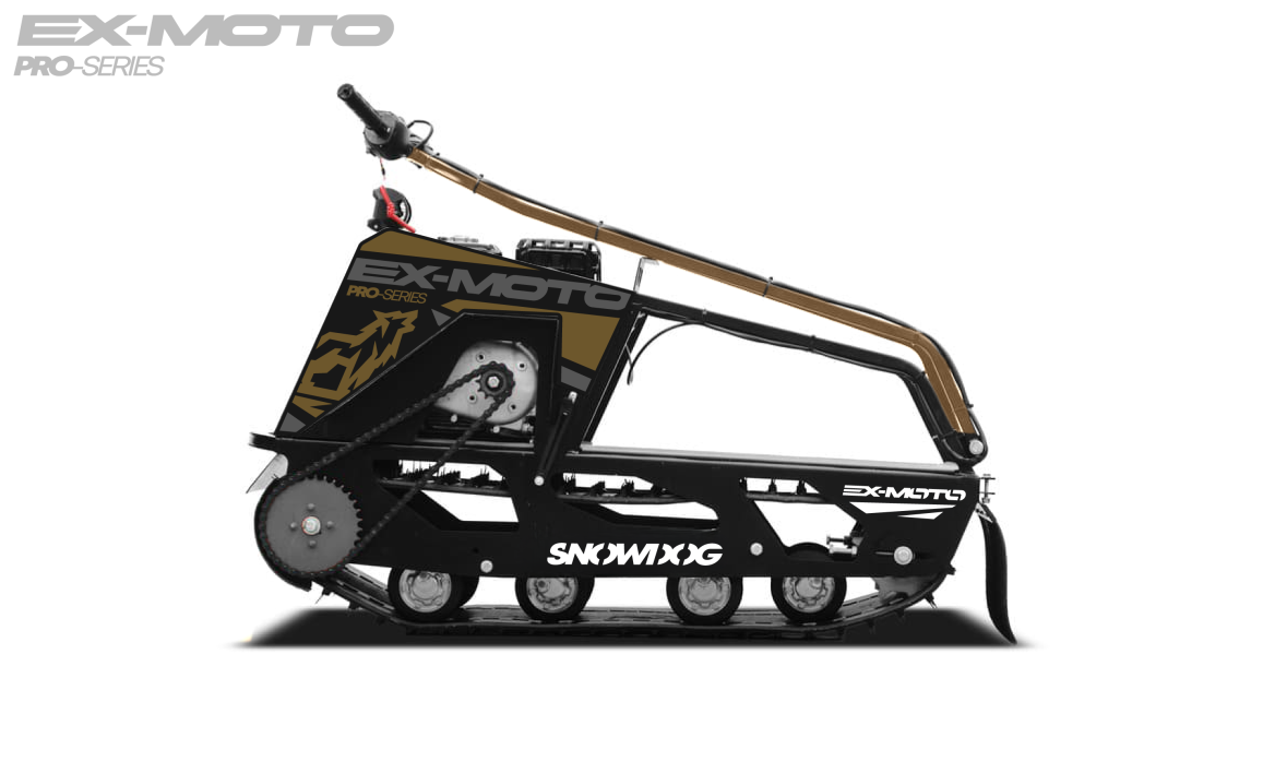 Мотобуксировщик EX-MOTO SNOWDOG S380 8л.с. в Златоусте