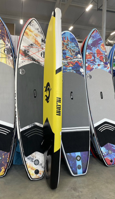 SUP ДОСКА-КАЯК 2 В 1 RAIDEX ALOHA YELLO 10.6’ (320СМ) в Златоусте
