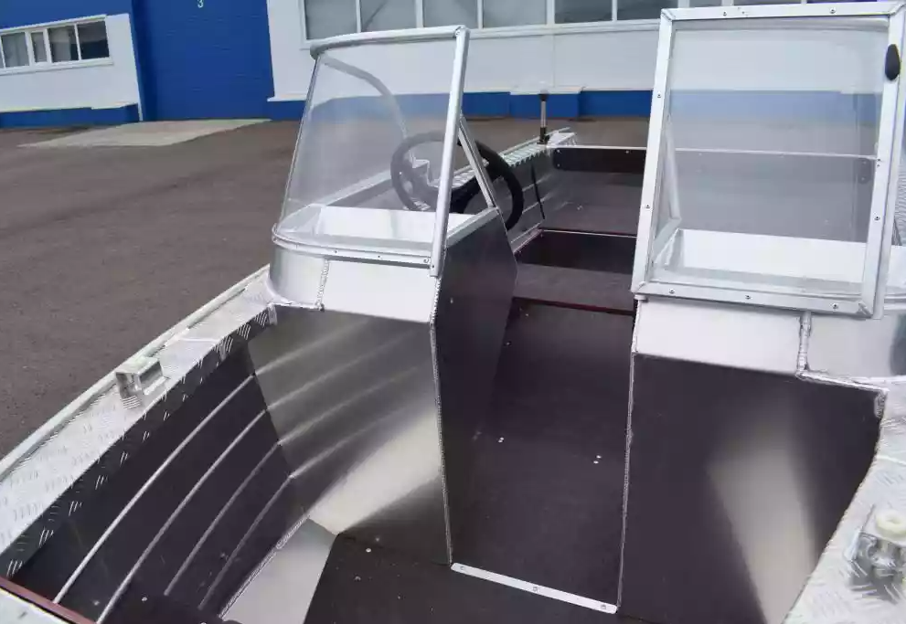 Алюминиевая лодка Wyatboat-390 DCM Увеличенный борт в Златоусте