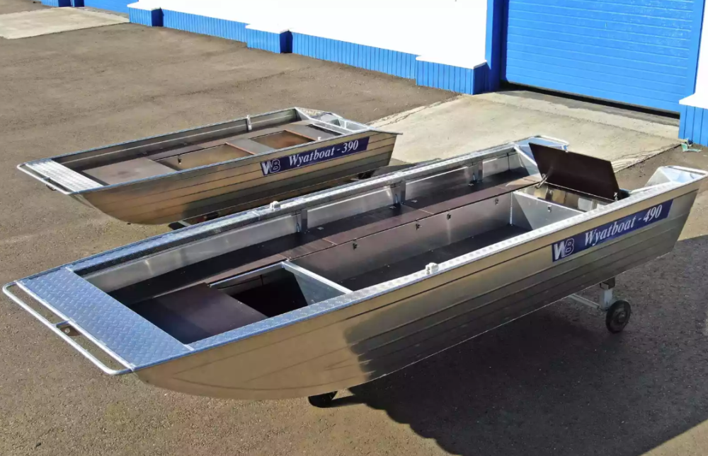 Алюминиевая лодка Wyatboat-490 Jonboat в Златоусте
