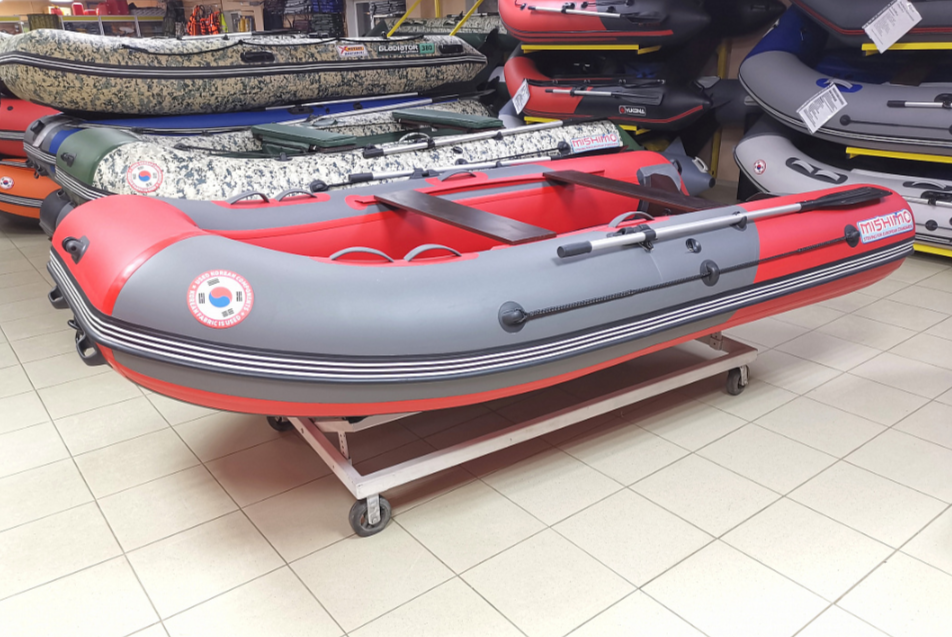 КОМПЛЕКТ Лодка MISHIMO PRO 350 + ЛОДОЧНЫЙ МОТОР MARLIN MP 9.9 (20) AMHS PRO в Златоусте