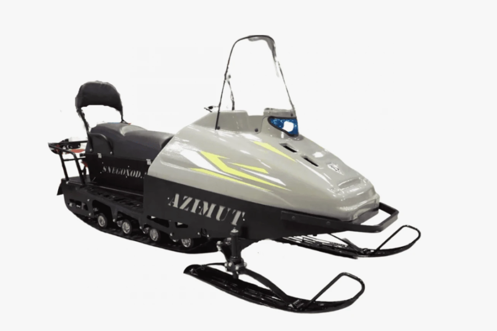 Миниснегоход Бурлак Азимут 20 л.с. , эл.запуск, реверс, тормоз гидравл, капот серый в Златоусте