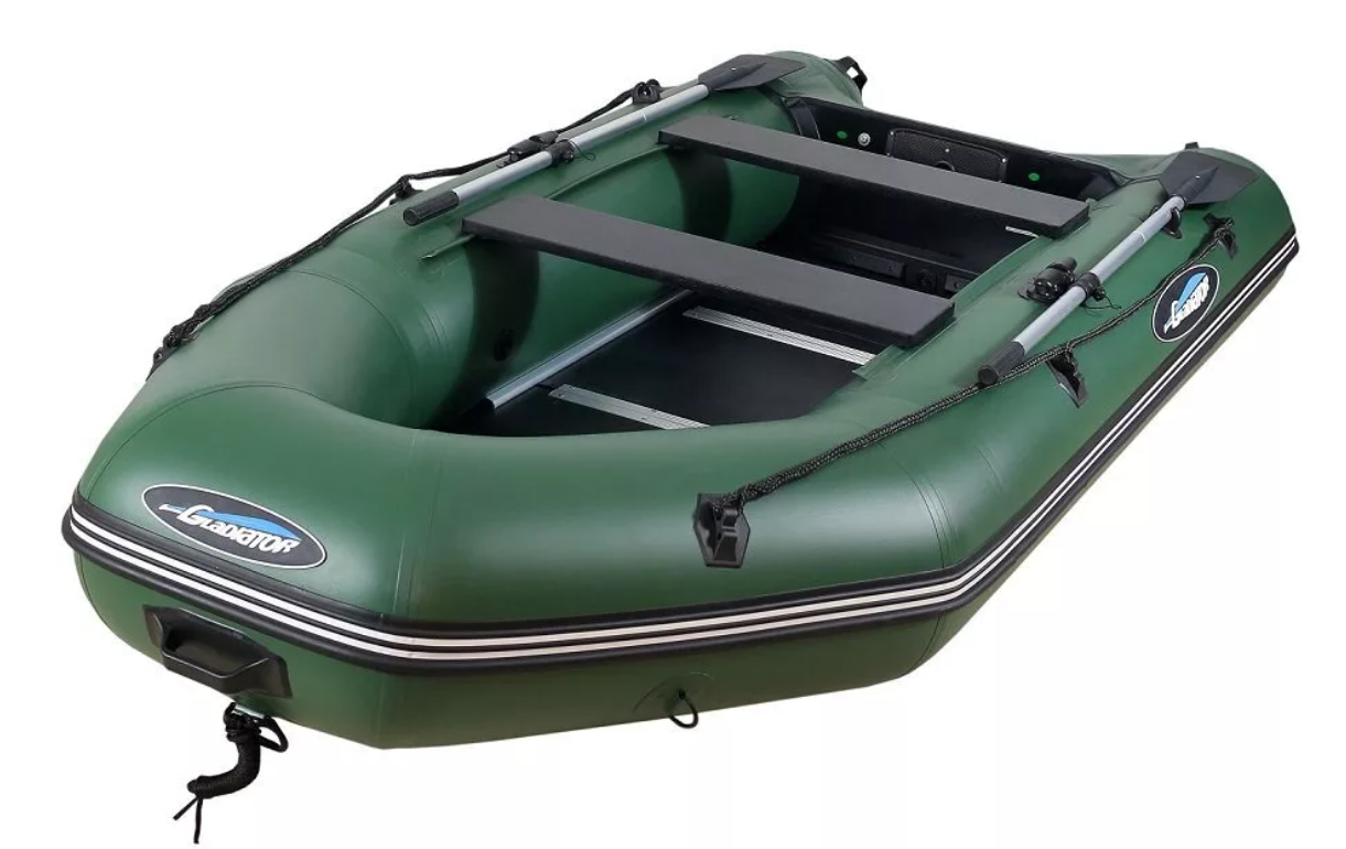 МОТОРНО-ГРЕБНАЯ ЛОДКА ПВХ GLADIATOR A 280 ТК С ФАНЕРНЫМ ДНОМ в Златоусте