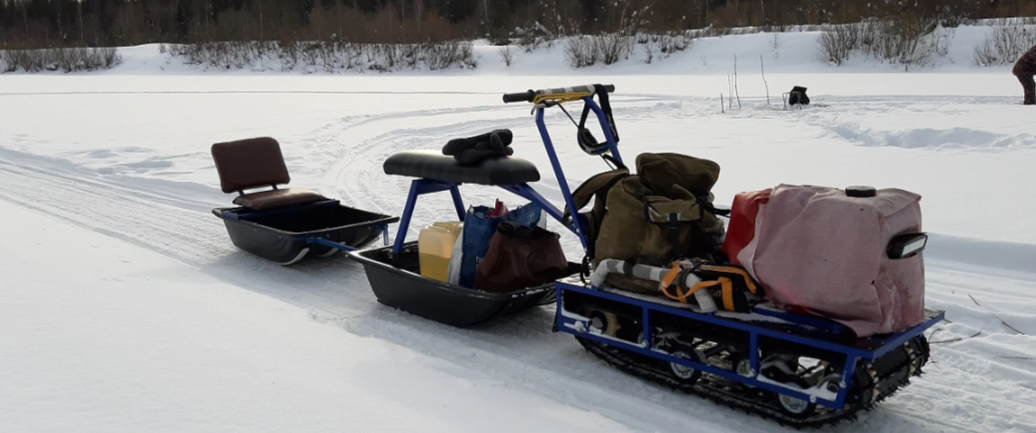 Мотобуксировщик Альбатрос-L 6.5 с фарой в Златоусте