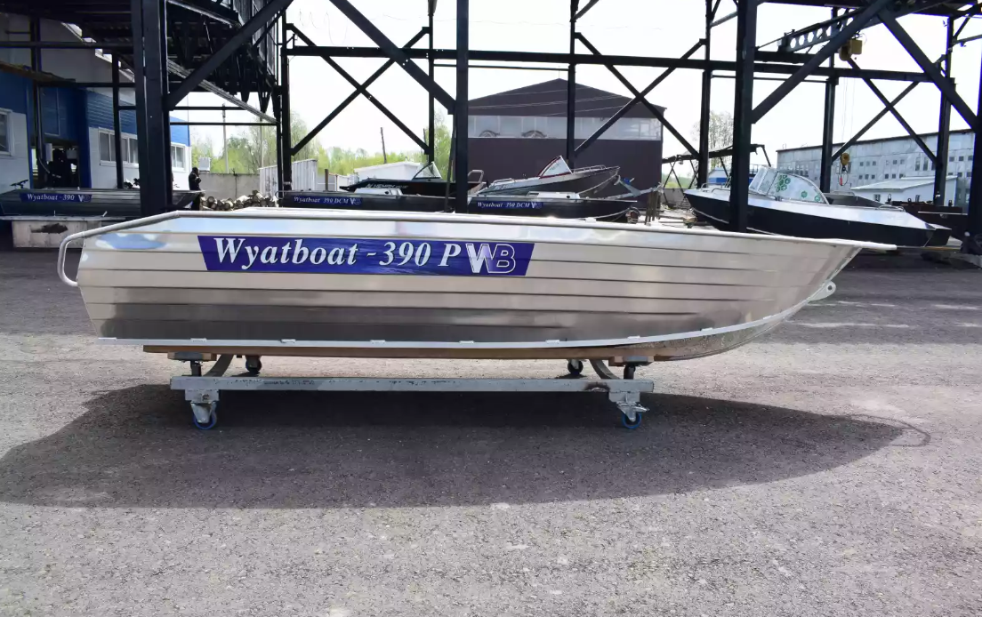 Алюминиевая лодка Wyatboat-390Р Увеличенный борт в Златоусте