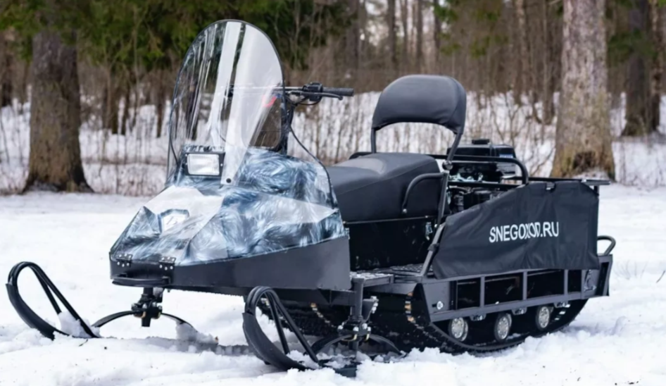 Миниснегоход Егерь Экспедитор 20 л.с. , реверс, тормоз, капот белый в Златоусте