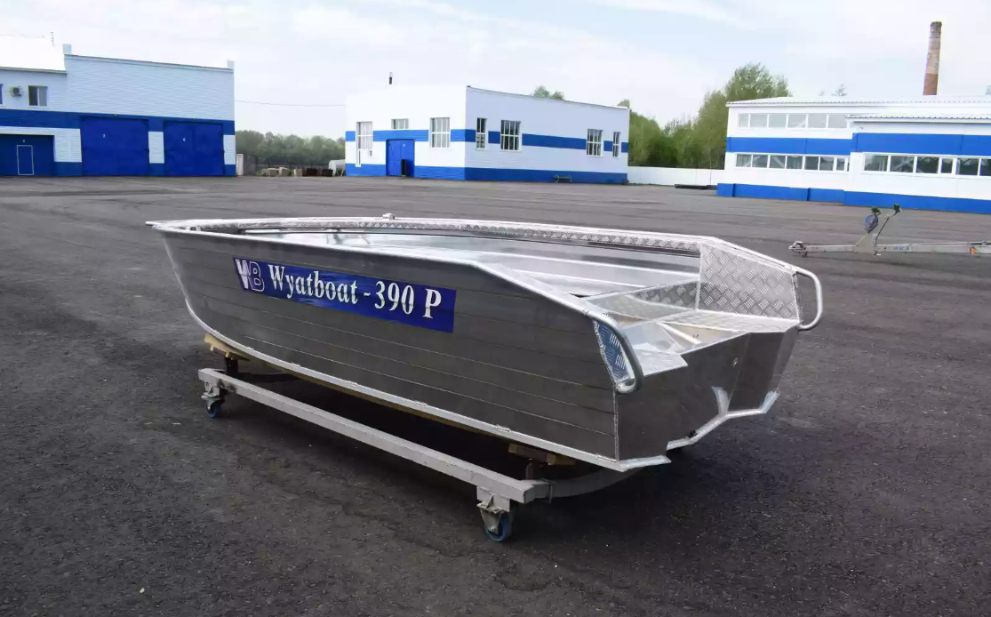 Алюминиевая лодка Wyatboat-390Р Увеличенный борт в Златоусте
