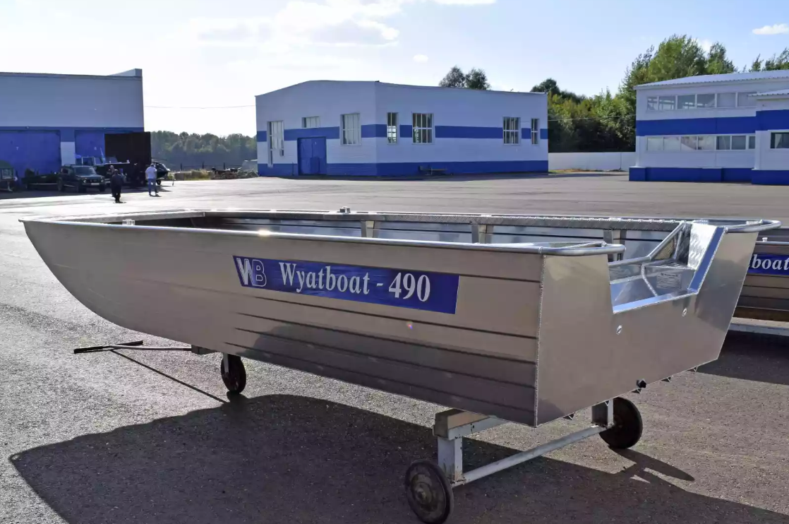 Алюминиевая лодка Wyatboat-490 Jonboat в Златоусте