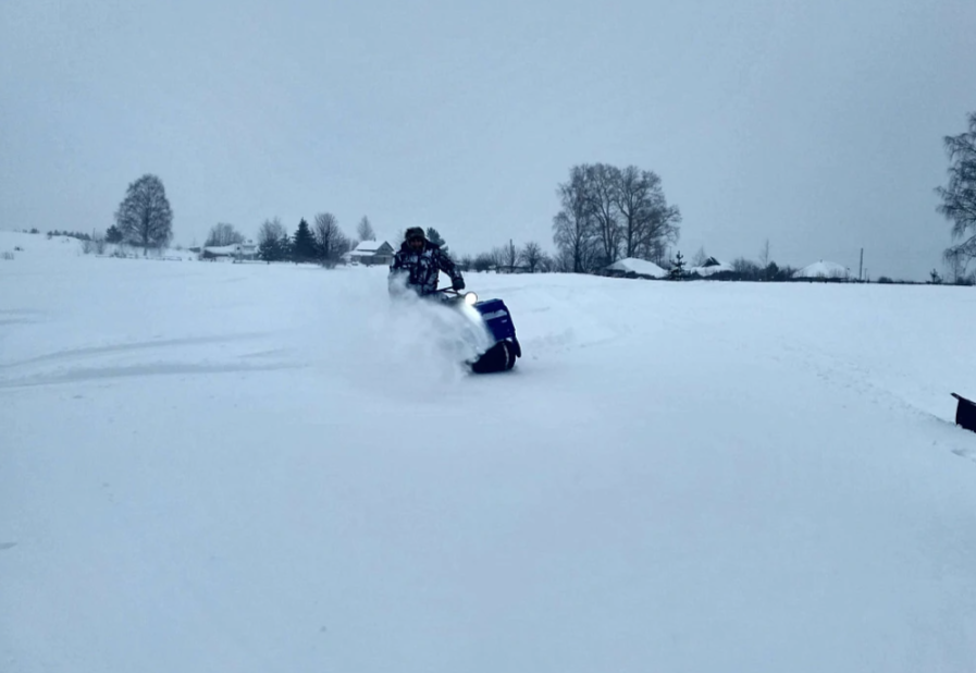 Мотобуксировщик Альбатрос-XLV 15 тележки, 1450 мм в Златоусте