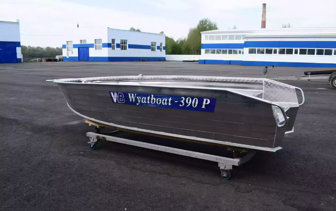 Алюминиевая лодка Wyatboat-390Р Увеличенный борт в Златоусте