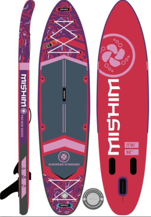 SUP (САП) Доска MISHIMO PRO-MAX Viva Magenta 10.6’ (320см) в Златоусте