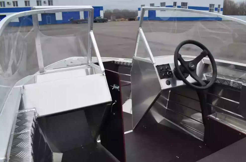 Алюминиевая лодка Wyatboat-390 DCM Увеличенный борт в Златоусте