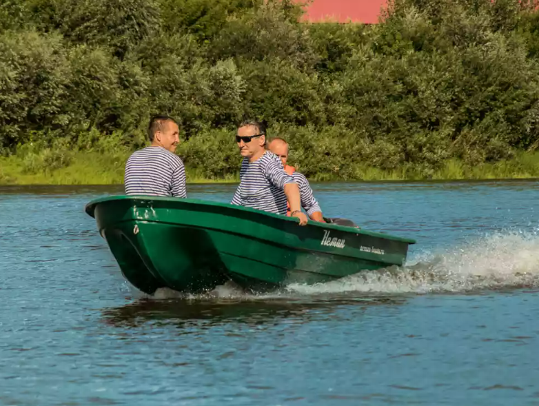 Стеклопластиковая лодка Neman-340 (тримаран) в Златоусте