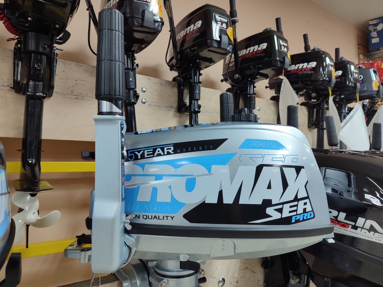 Лодочный мотор PROMAX SP5FHS (внешний бак 12 л) в Златоусте