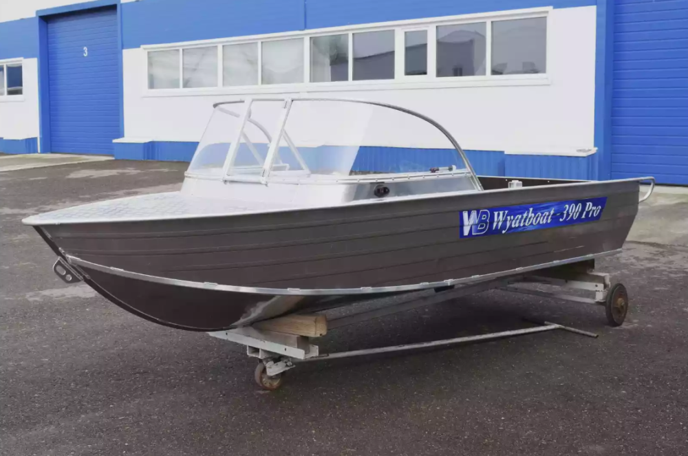 Алюминиевая лодка Wyatboat-390 Pro в Златоусте
