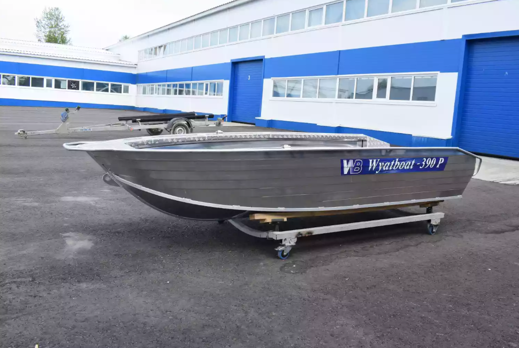 Алюминиевая лодка Wyatboat-390Р Увеличенный борт в Златоусте