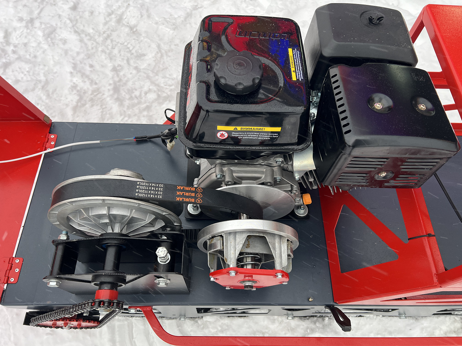 Мотобуксировщик EX-MOTO SNOWDOG S500 15л.с в Златоусте