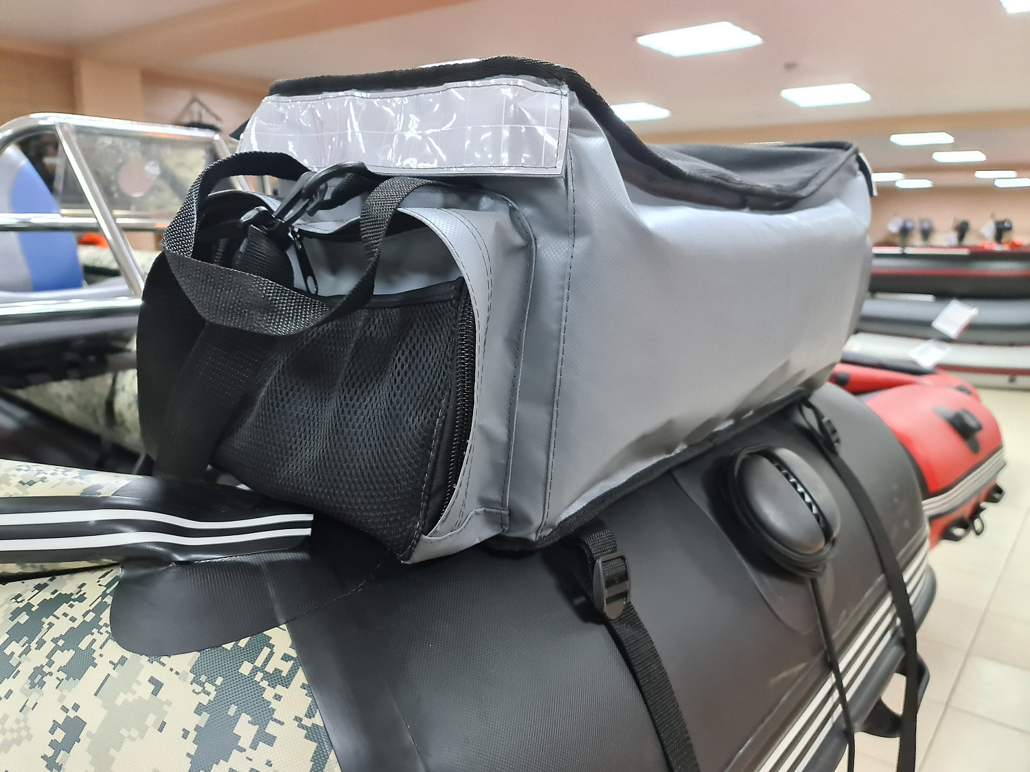 СУМКА ЛЮКС НА БАЛЛОН ДЛЯ ЛОДОК ПВХ 50Х25Х25 СМ в Златоусте