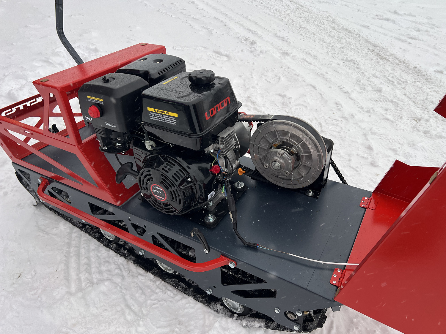 Мотобуксировщик EX-MOTO SNOWDOG S500 15л.с в Златоусте