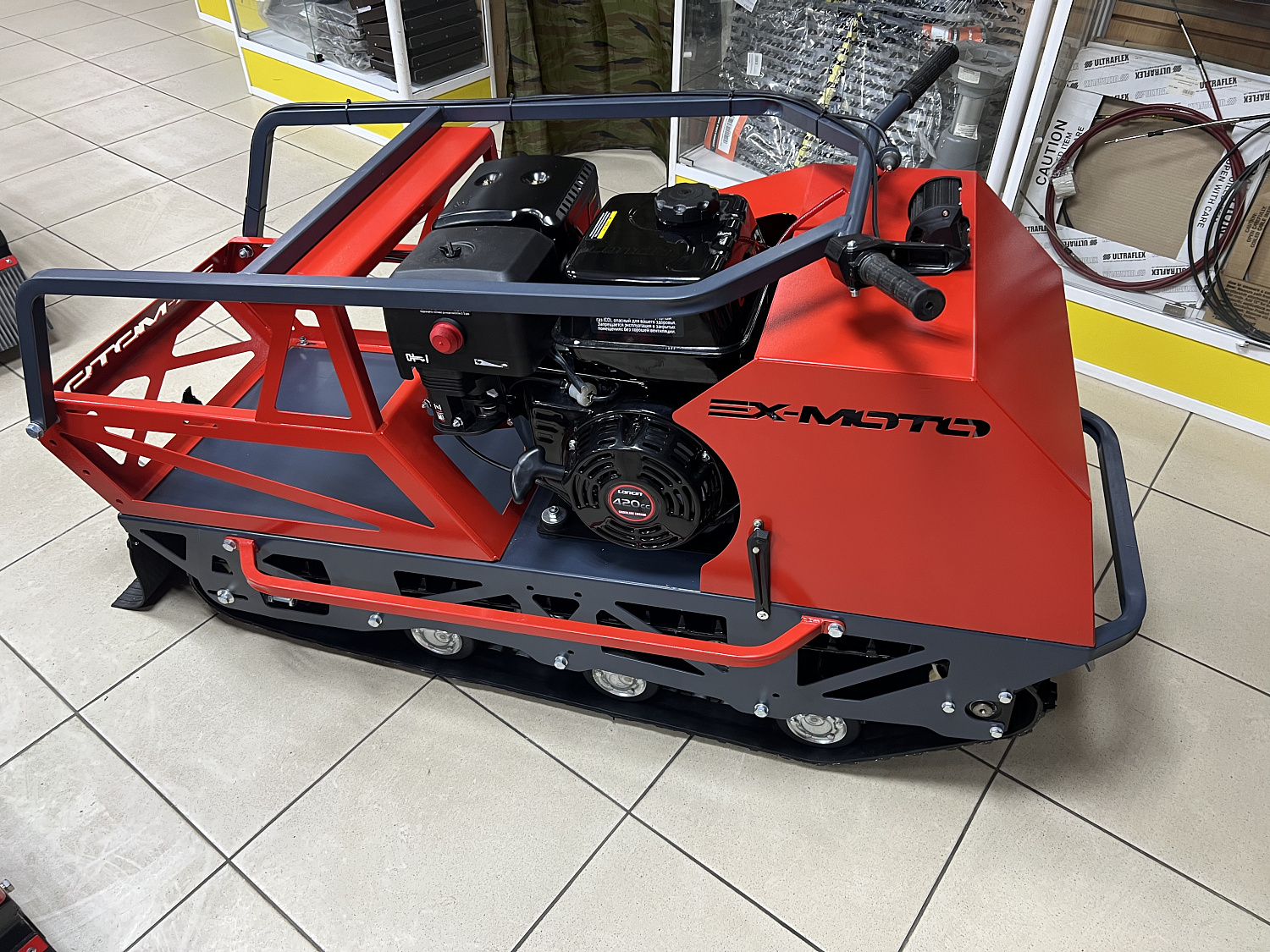 Мотобуксировщик EX-MOTO SNOWDOG S500 15л.с в Златоусте