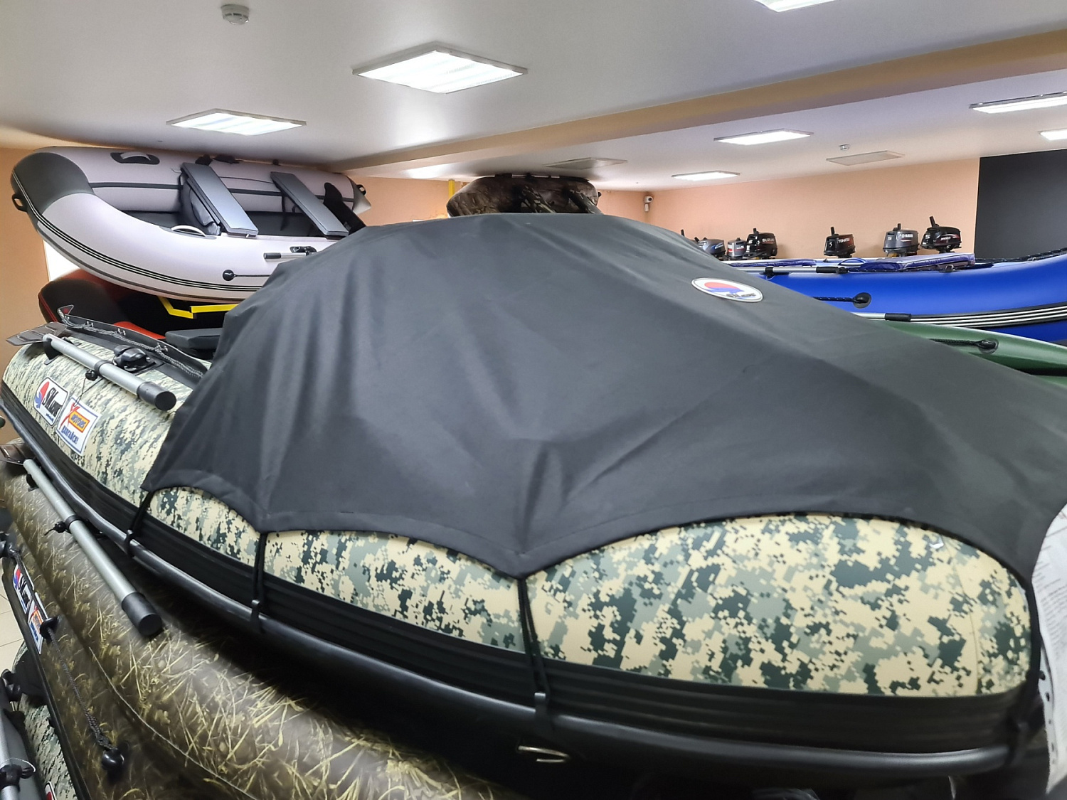 КОМПЛЕКТ НОСОВОГО ТЕНТА К ЛОДКЕ SMARINE SDP MAX 360 ЧЕРНЫЙ в Златоусте