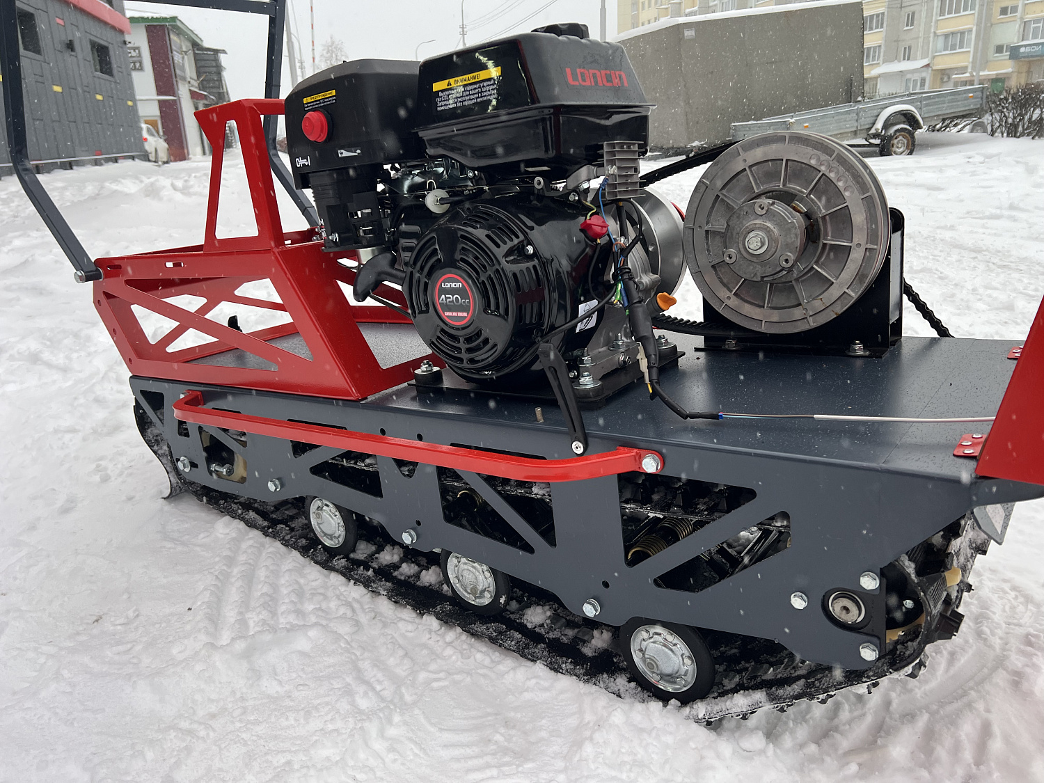 Мотобуксировщик EX-MOTO SNOWDOG S500 15л.с в Златоусте