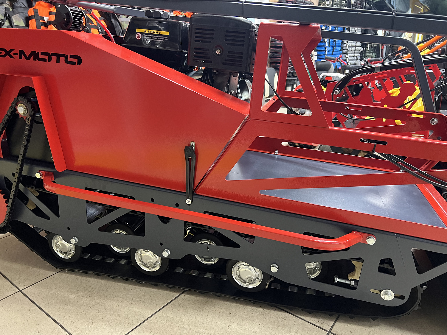 Мотобуксировщик EX-MOTO SNOWDOG S500 15л.с в Златоусте