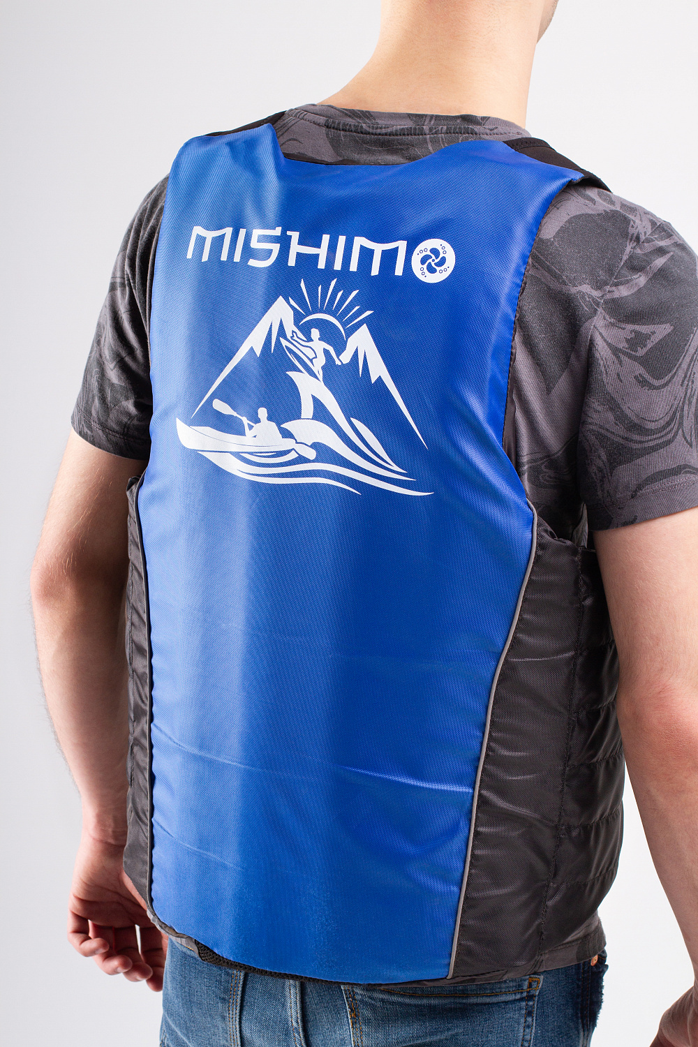 Жилет спасательный MISHIMO PRO Премиум качества Черно-синий в Златоусте