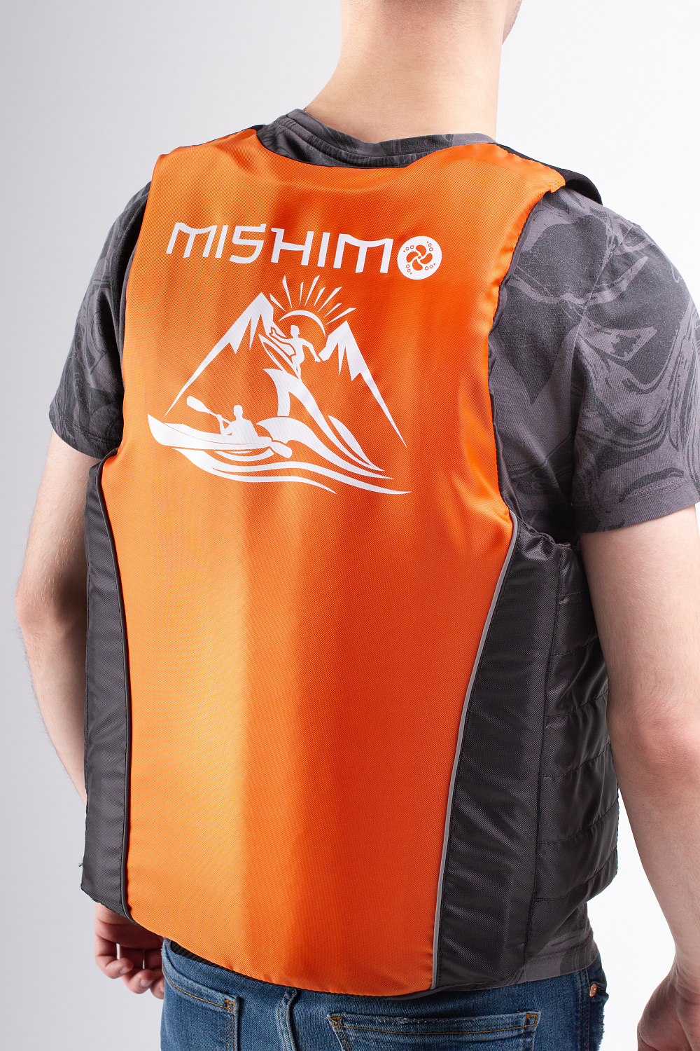 Жилет спасательный MISHIMO PRO Премиум качества Черно-оранжевый в Златоусте